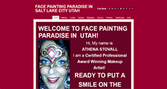 Desktop Screenshot of facepaintingparadise.com